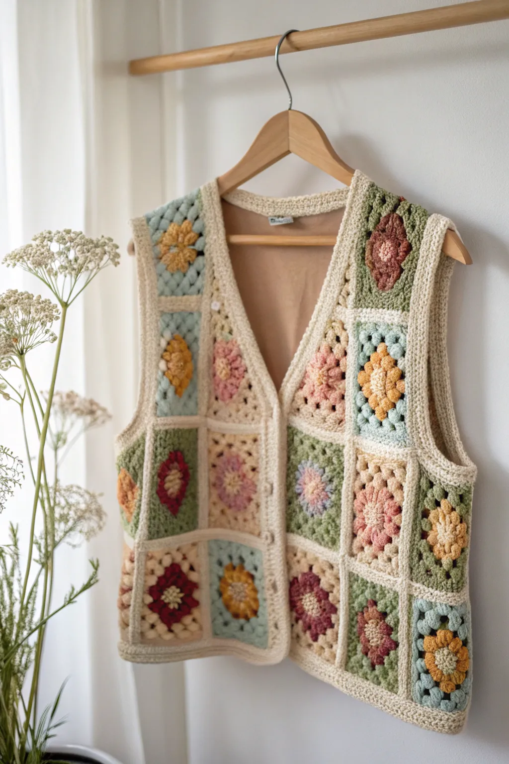 Embrace the retro charm and artisanal beauty of granny square vests.