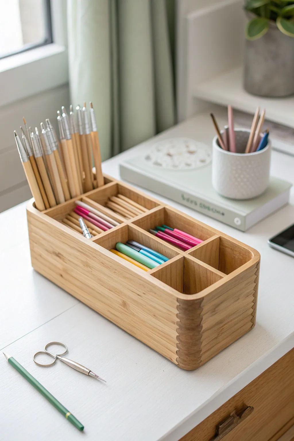 Order meets elegance with this chic crochet hook storage solution. 🌿✨