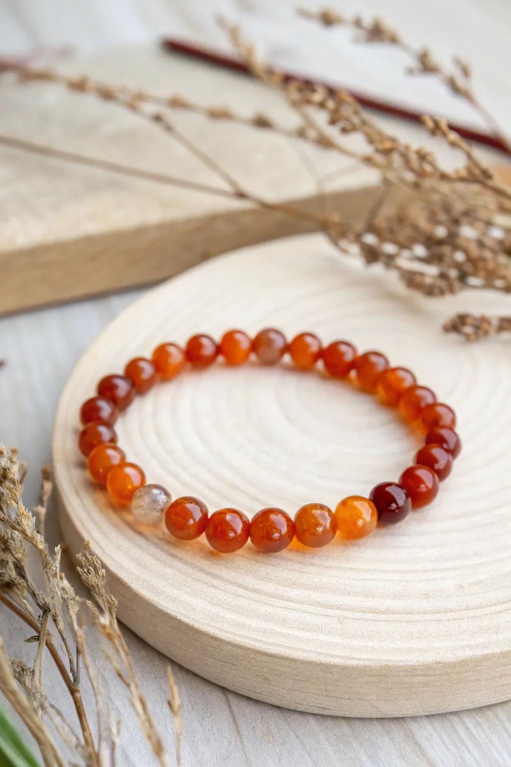 Embrace creativity with the warm glow of carnelian. Perfect for your next project.