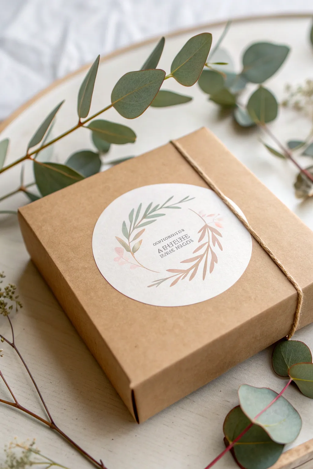 Elevate your packaging game with bespoke logo stickers, where simplicity meets elegance.