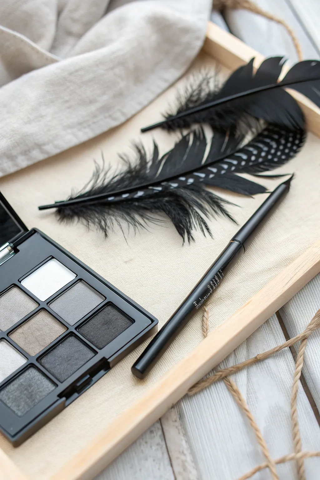 Unleash your inner dark angel with delicate veined makeup artistry. #DIYBeauty #MinimalistElegance