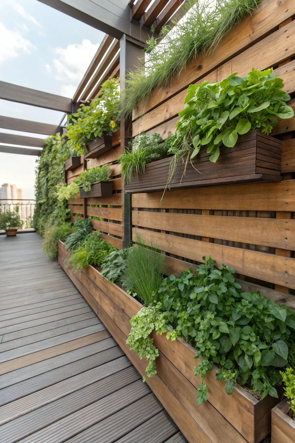 Elevate your outdoor space with a stunning vertical garden, where craftsmanship meets nature.