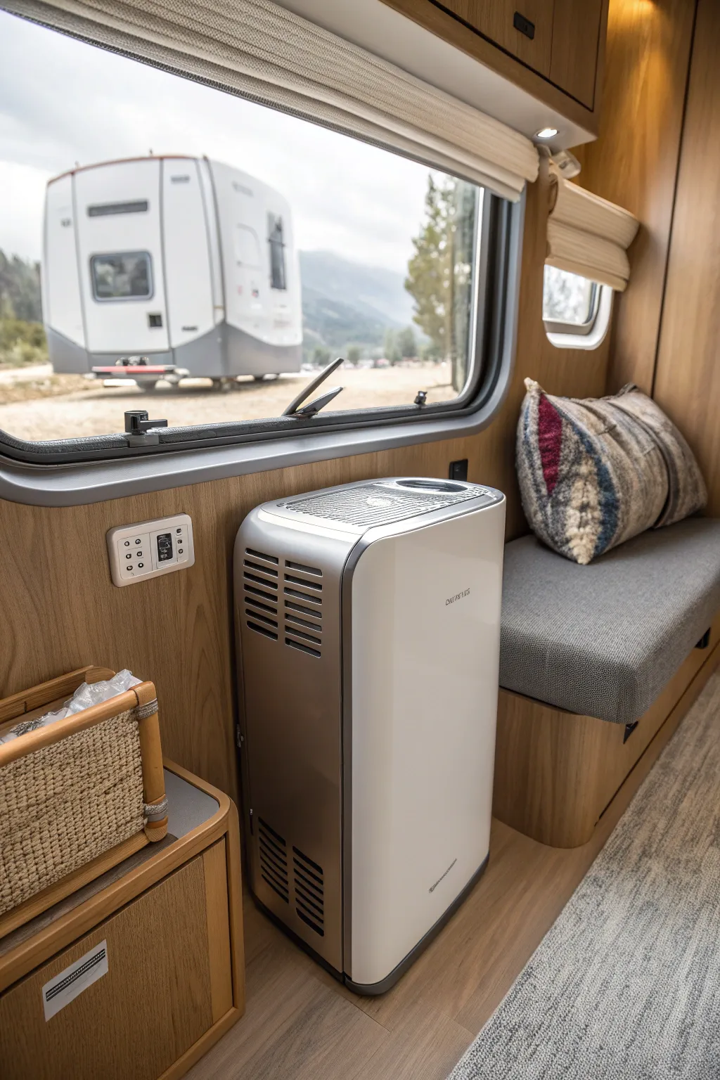 Revolutionize your camper experience with our smart, space-saving dehumidifier.