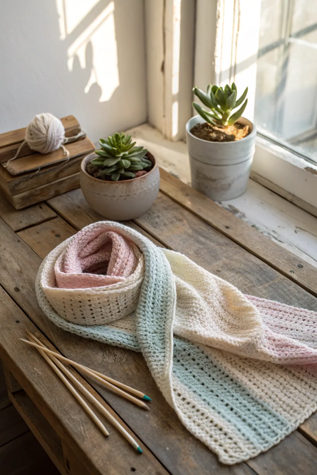 Wrap your friendship in warmth and love with a hand-knitted gift. 💕 #DIYGiftIdeas #ScandiBohoStyle