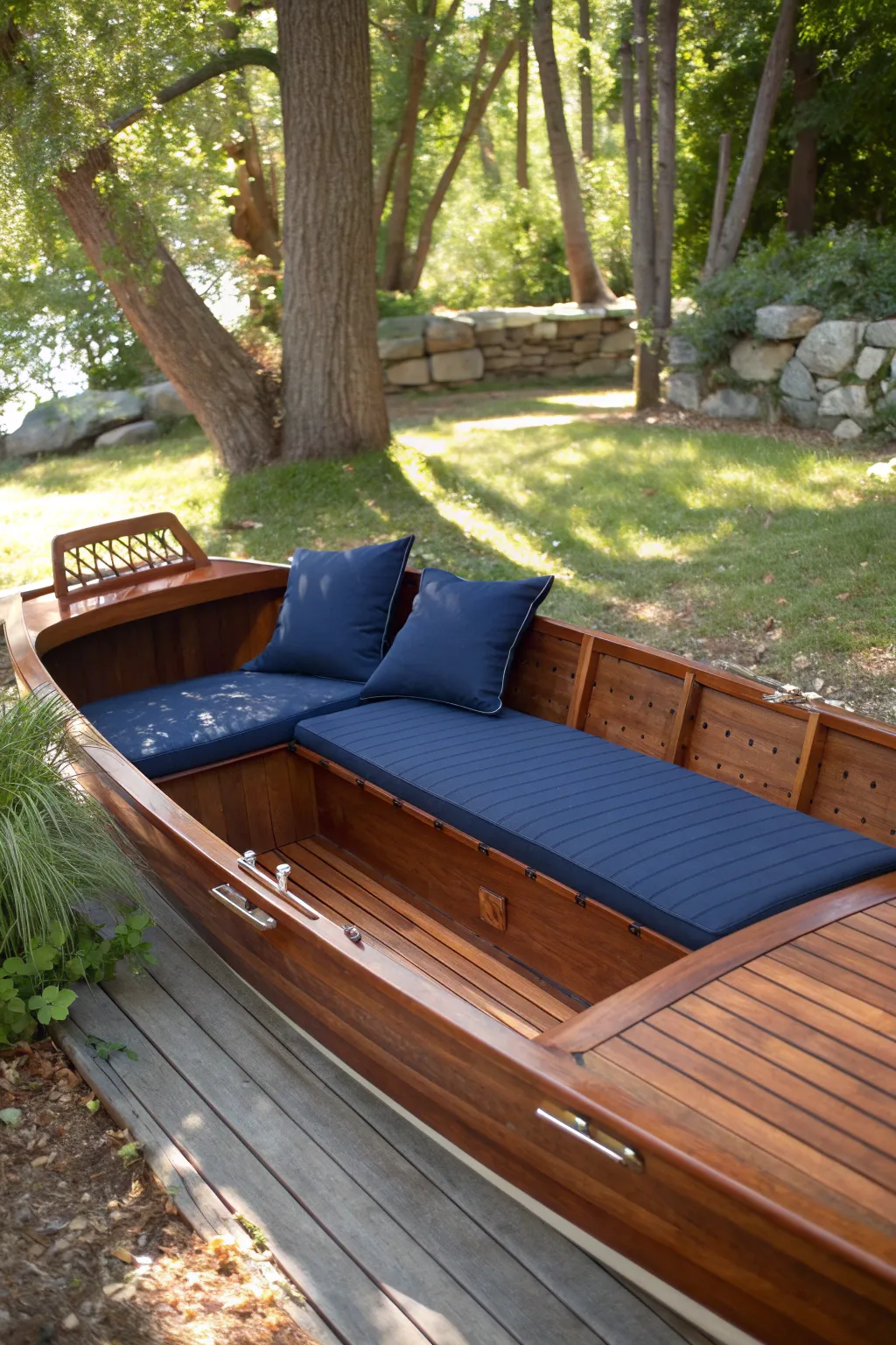 Transform your boat bench into the ultimate sunbathing escape with this elegant, handcrafted design.
