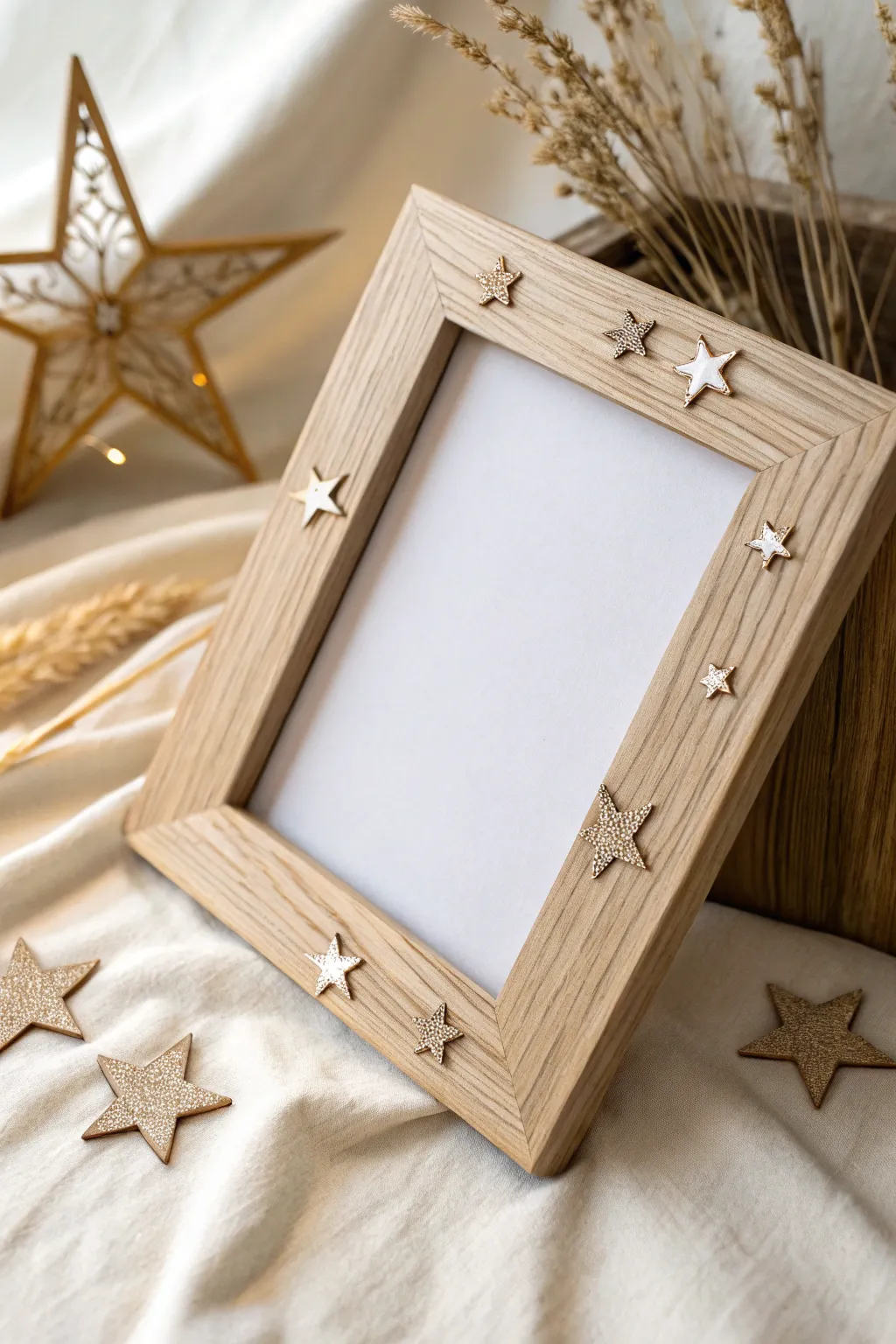 Embrace the magic of a starry night with this enchanting DIY frame.