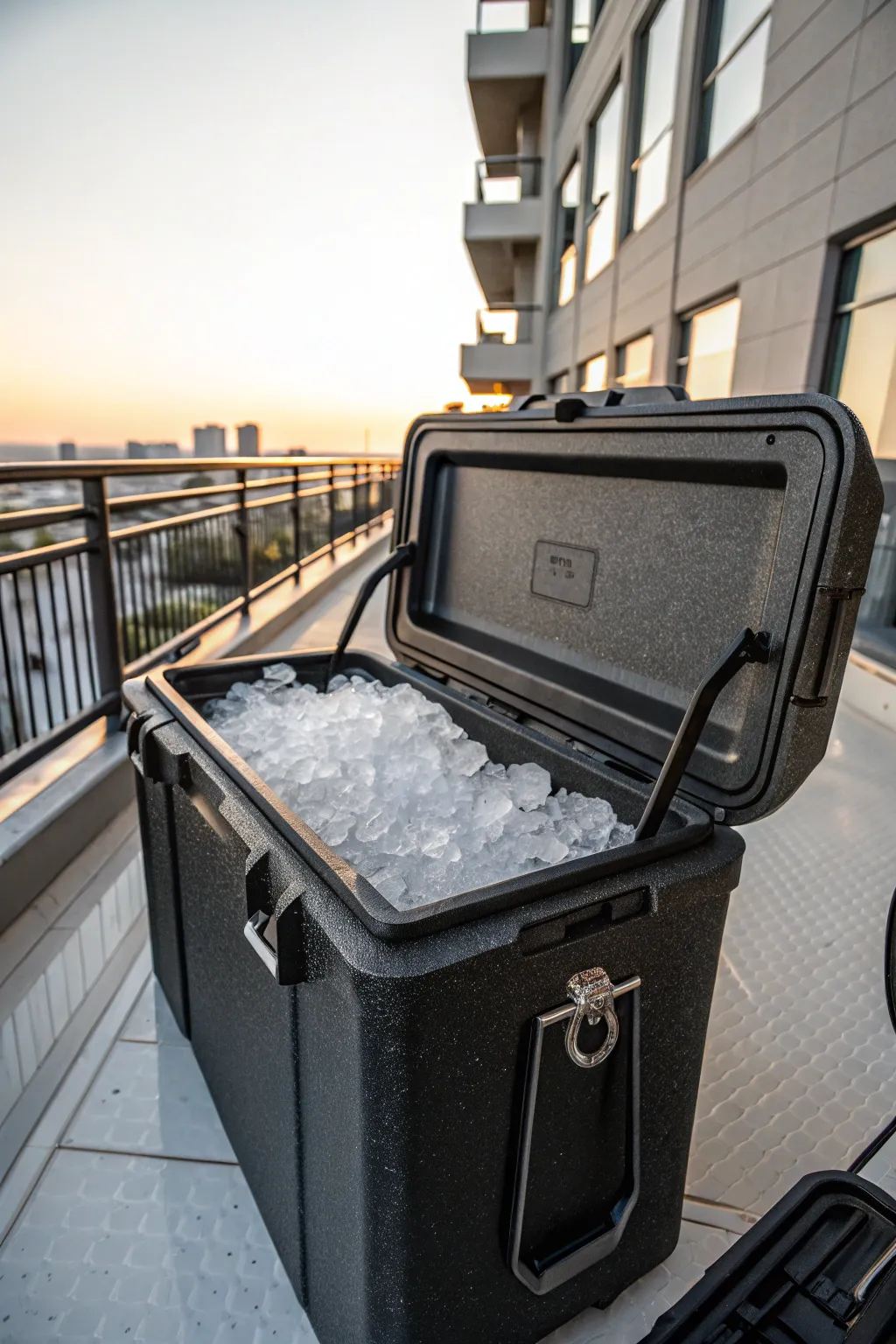 Chill in Style: The perfect portable ice bath for the urban DIY enthusiast.