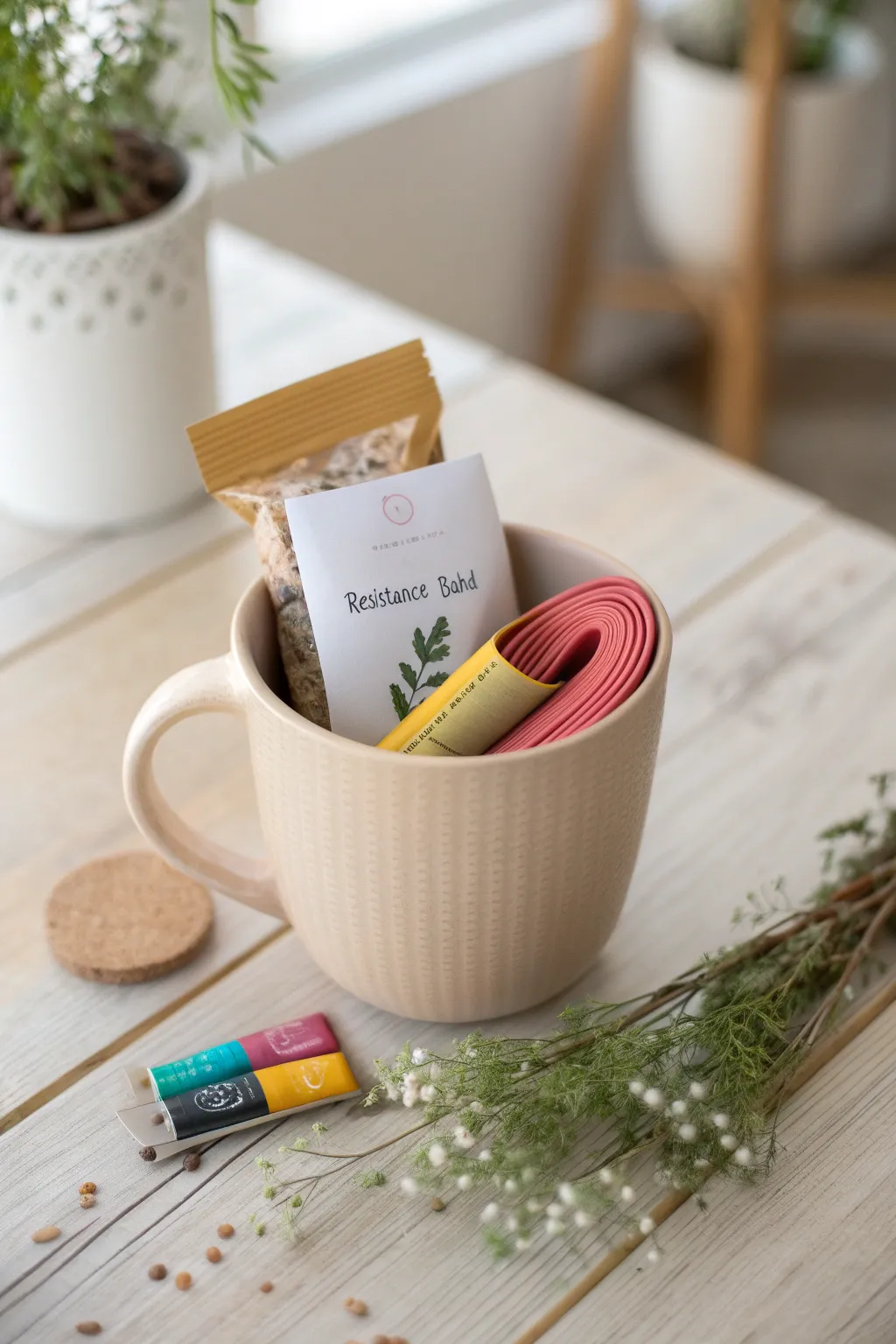 Give the gift of motivation and movement with a fitness-themed mug surprise!