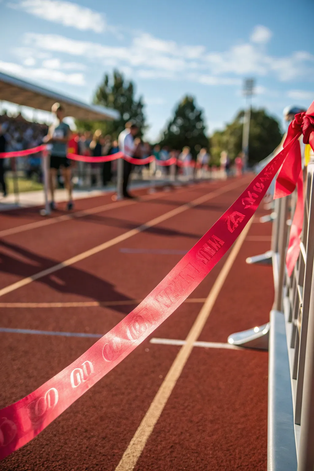 Break the finish line in style with a handcrafted ribbon for your next race.