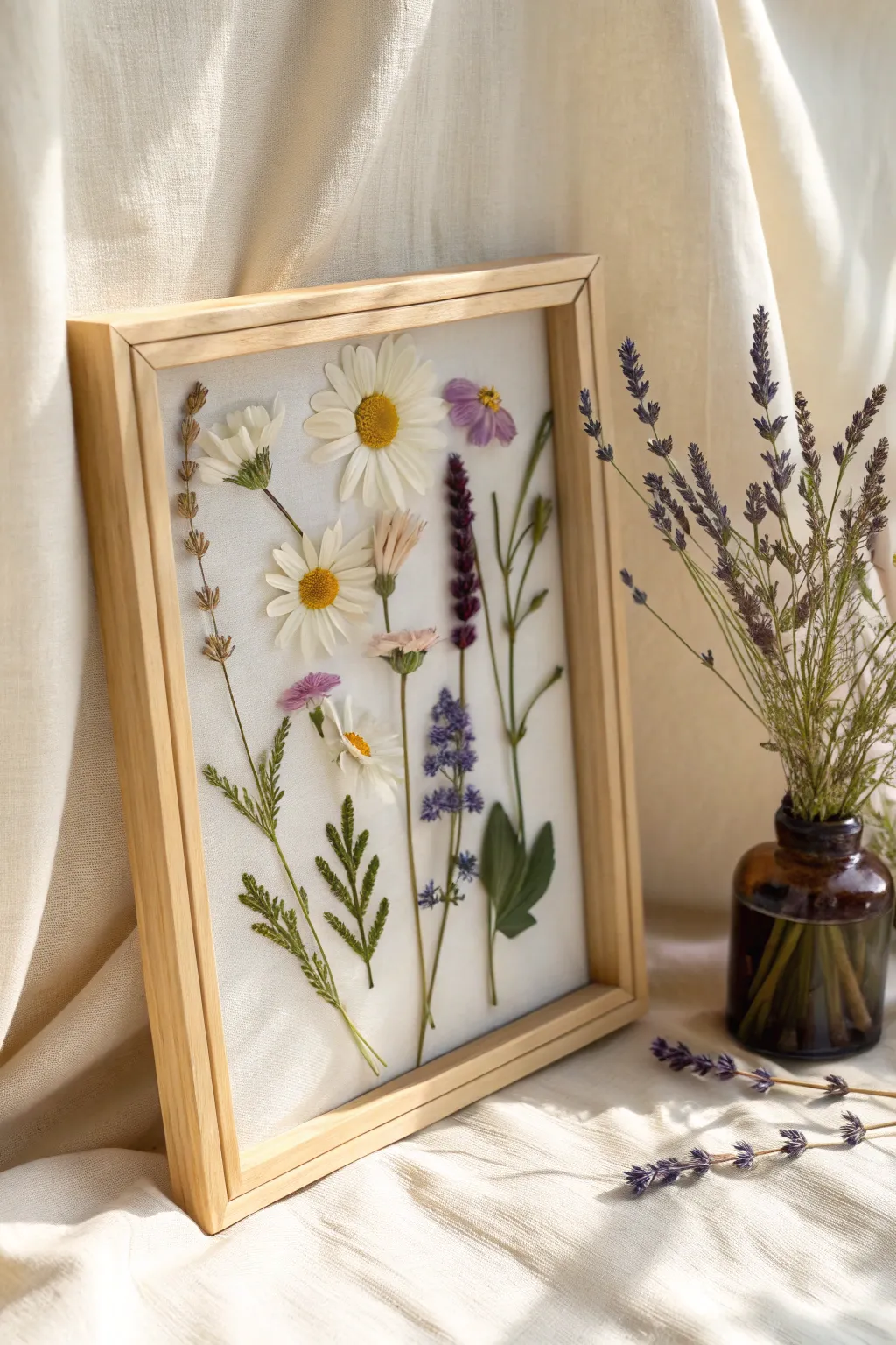 Capture the timeless beauty of nature with a DIY pressed flower art that speaks to the heart.