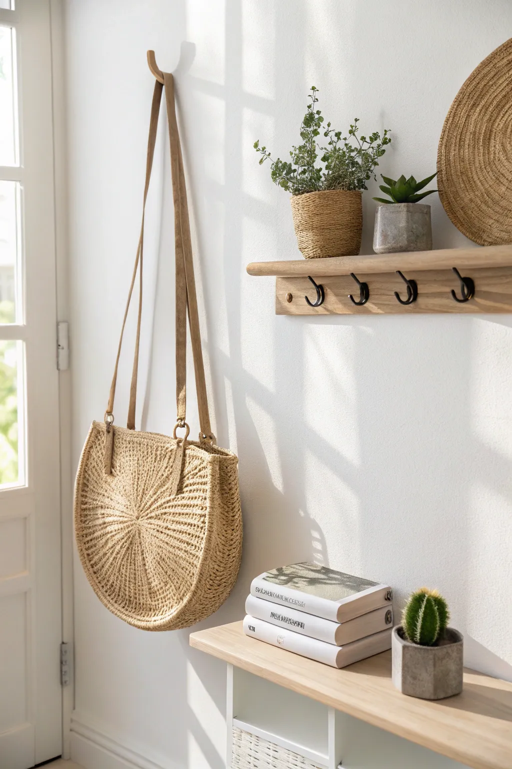 Elevate your entryway with vintage charm and minimalist elegance.