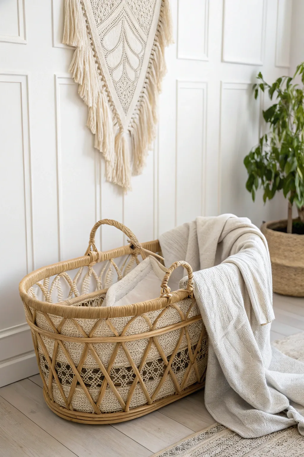 Discover hidden gems: Transform thrift store finds into nursery treasures with a touch of Scandinavian charm.