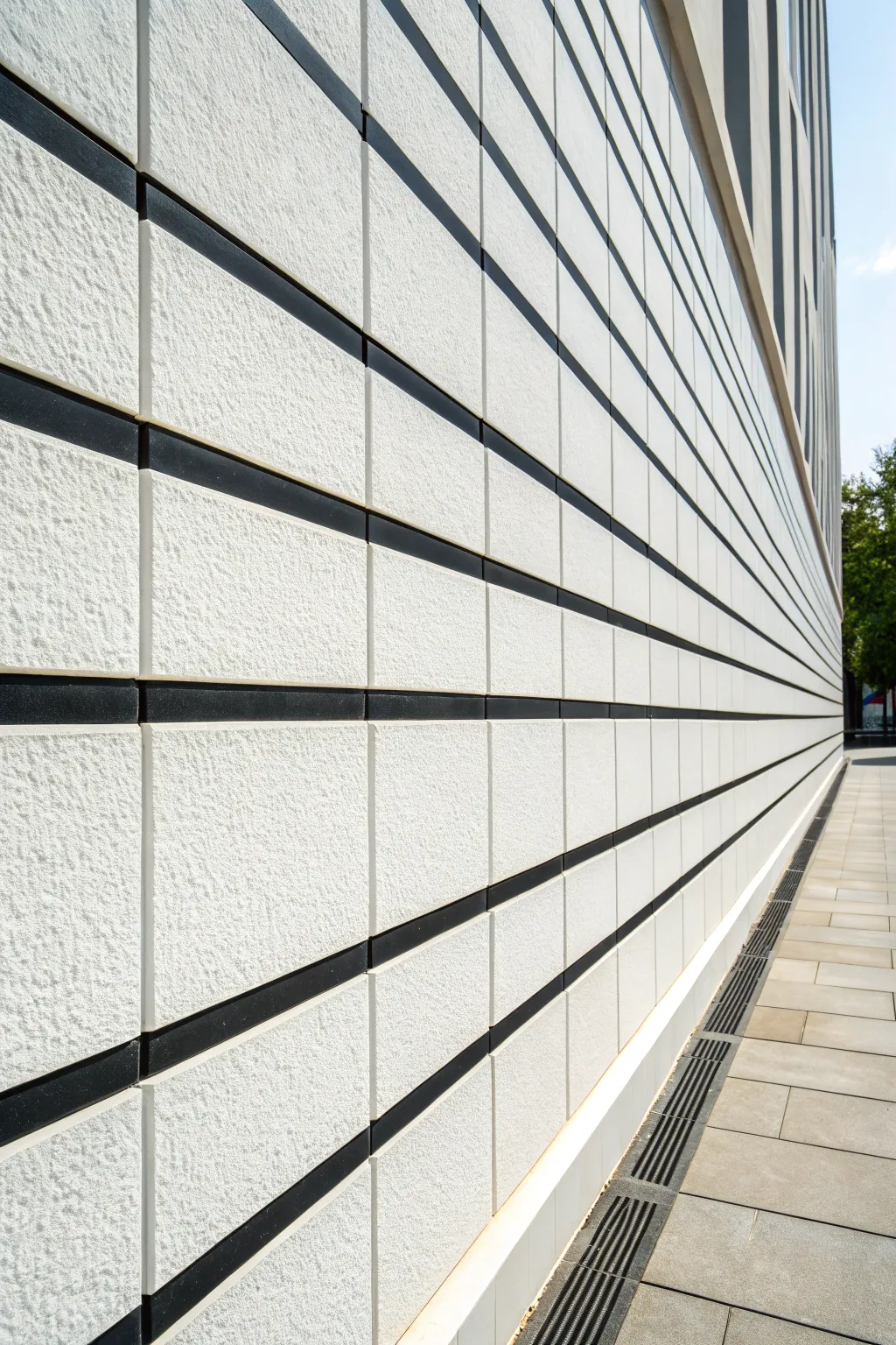 Embrace modern elegance with striking minimalist lines for a creative studio space.