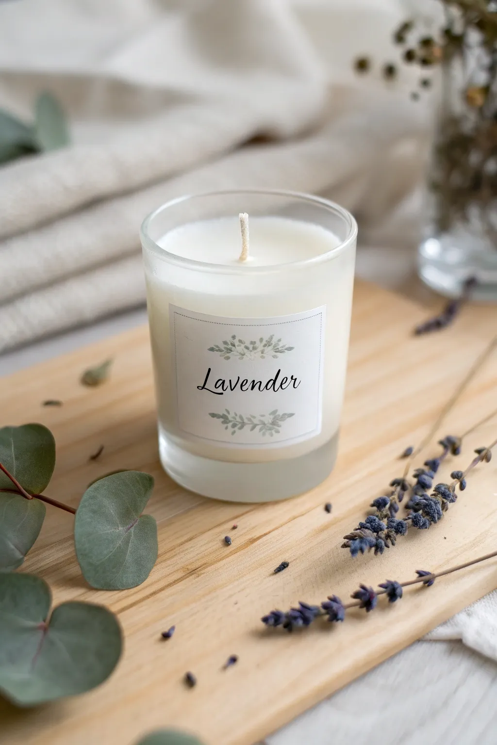 Elevate your gift-giving with a personalized touch—handcrafted scented candles with heartfelt labels.