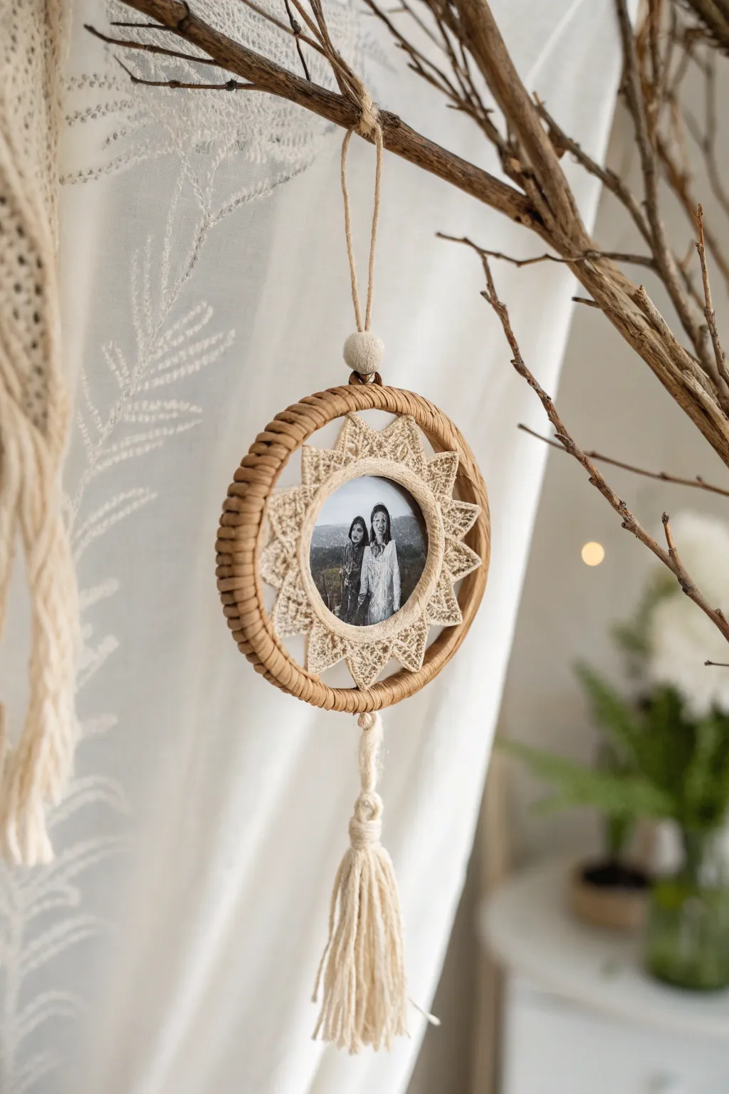 Elevate your holiday decor with a personal touch: handcrafted photo ornaments that tell your story.