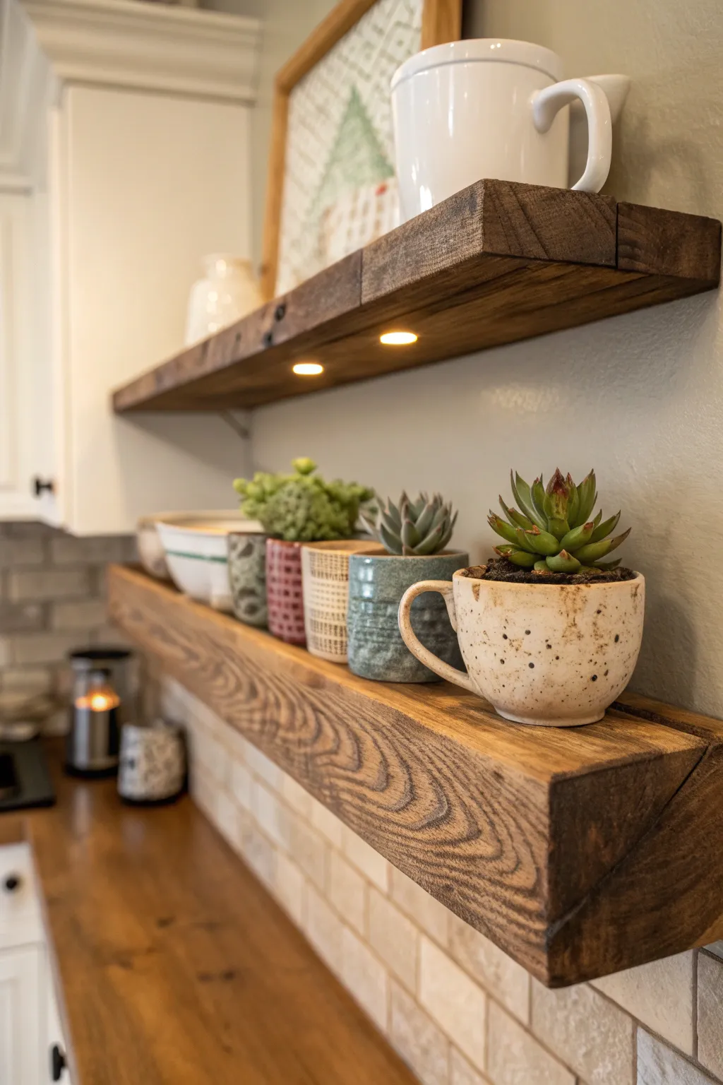 Maximize your space with a stylish corner ledge—perfect harmony of function and craftsmanship.