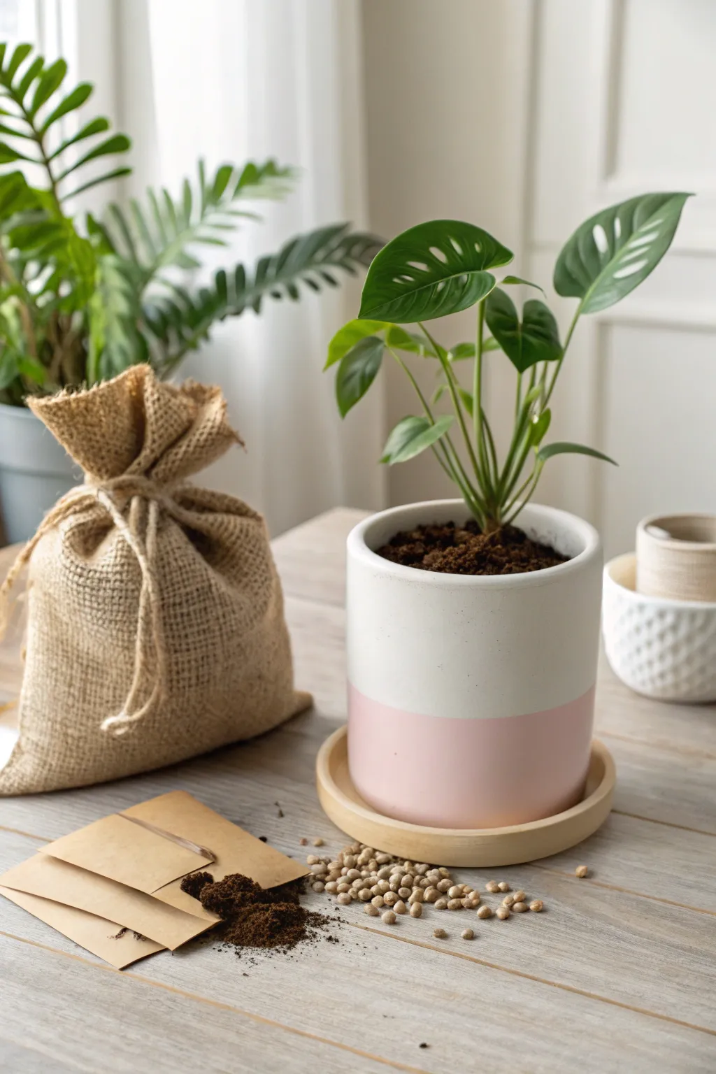 Gift a moment of growth and serenity with this DIY plant kit; the perfect blend of simplicity and natural beauty.