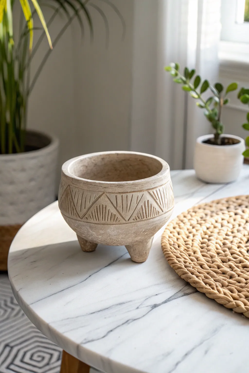 Elevate your plants with whimsical clay creations – where simplicity meets personality.