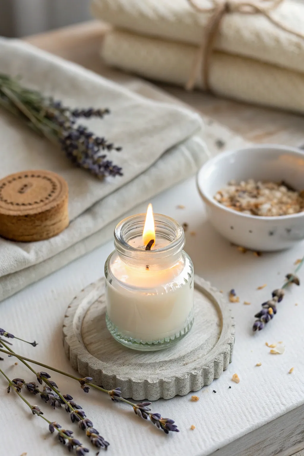 Illuminate your space with the cozy charm of upcycled bottle cap candles, where simplicity meets elegance.