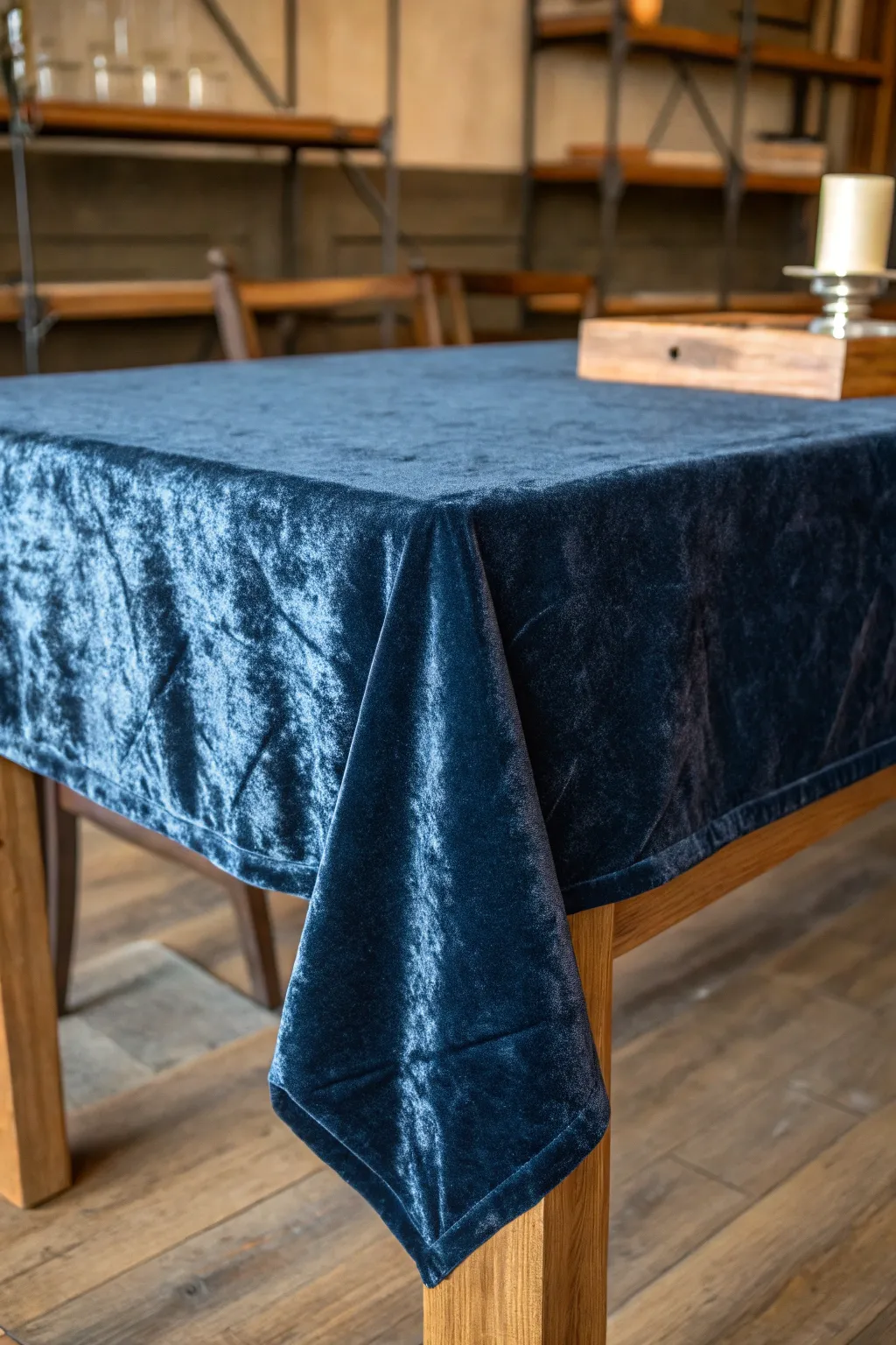 Elevate your space with a touch of luxury: DIY fabric-covered tabletop.