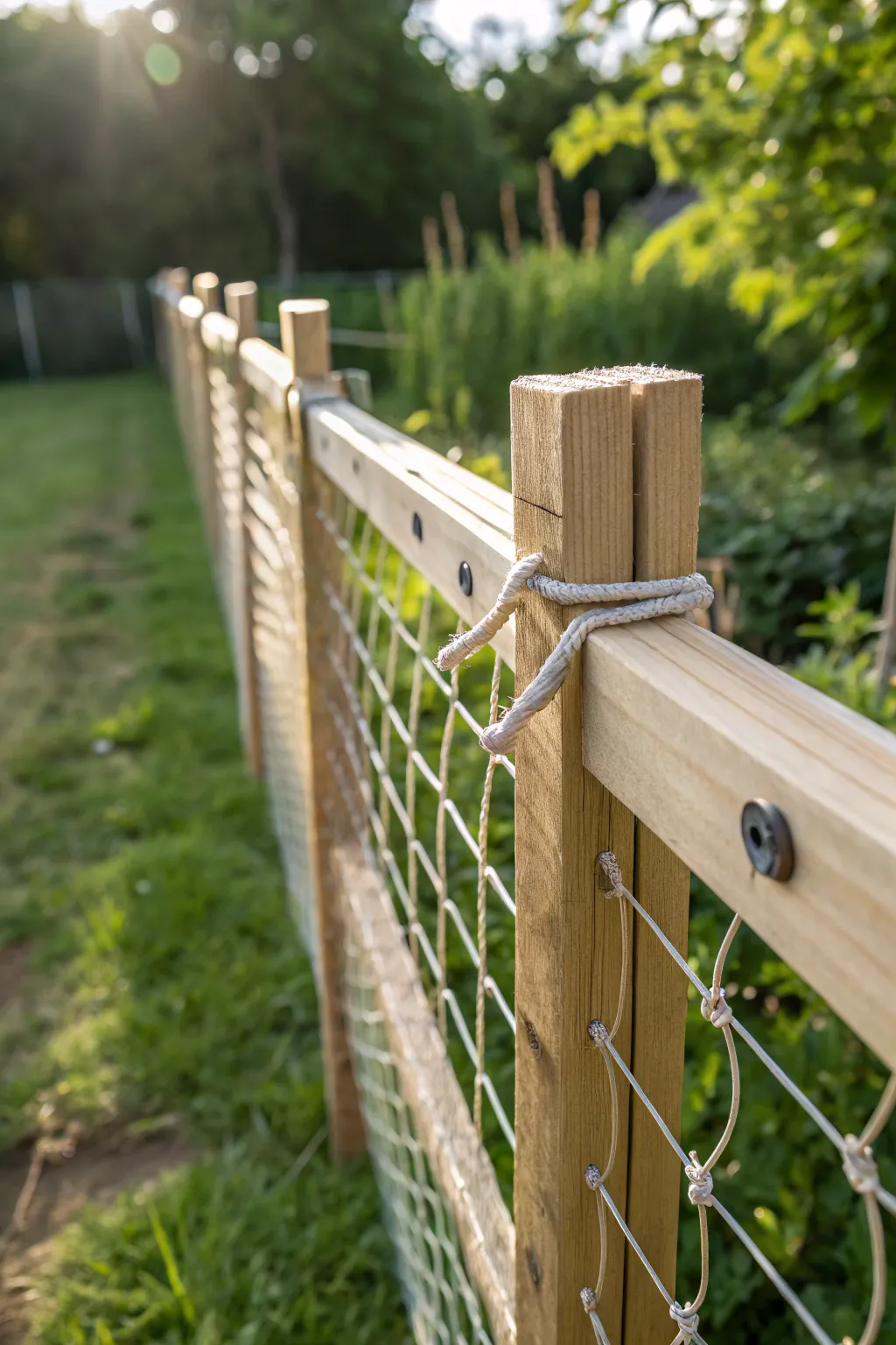Craft Your Space: Simple and Effective Zip Tie Fencing for Your Garden!