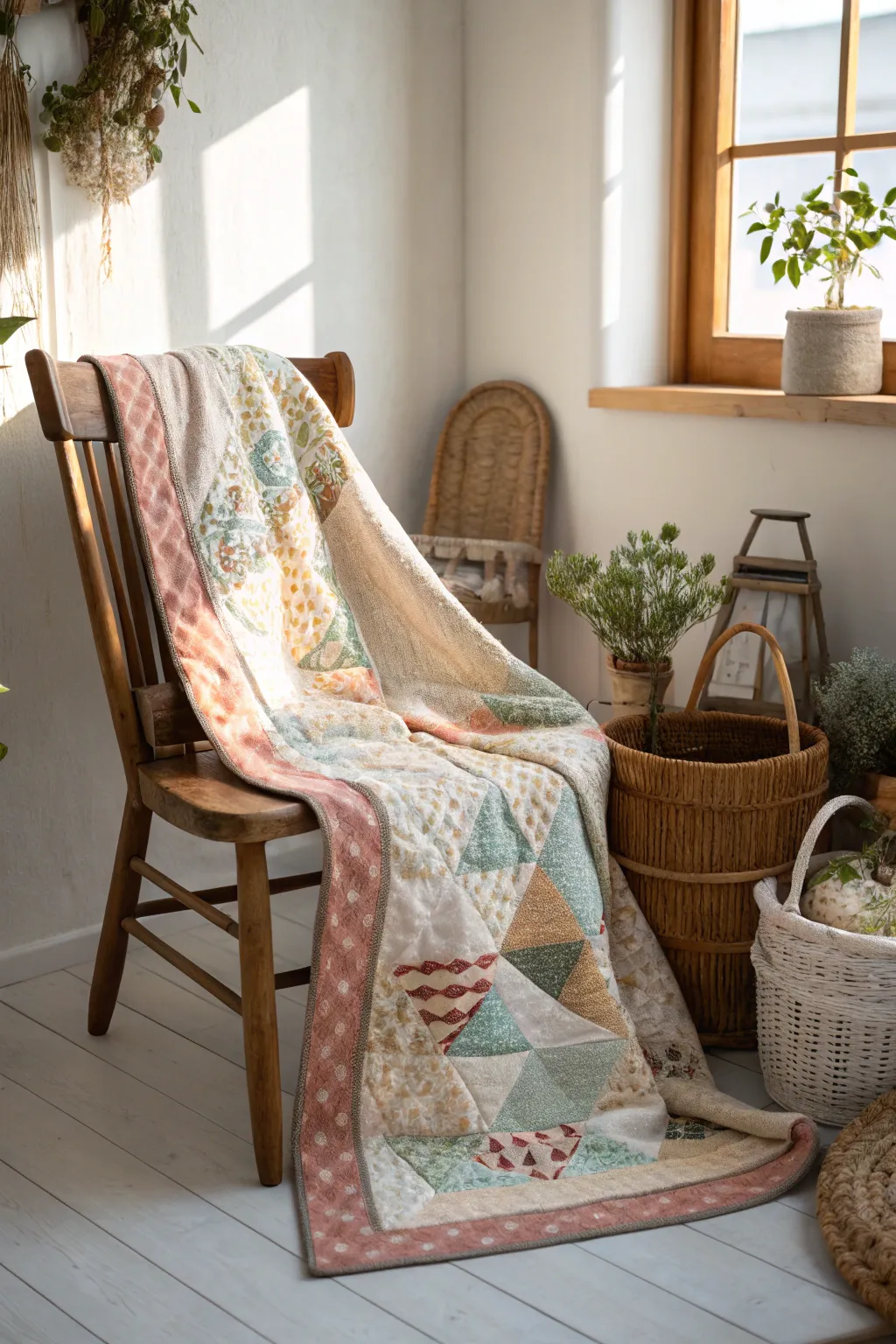 Wrap them in warmth and love with a handcrafted quilt, a perfect blend of simplicity and personal touch.