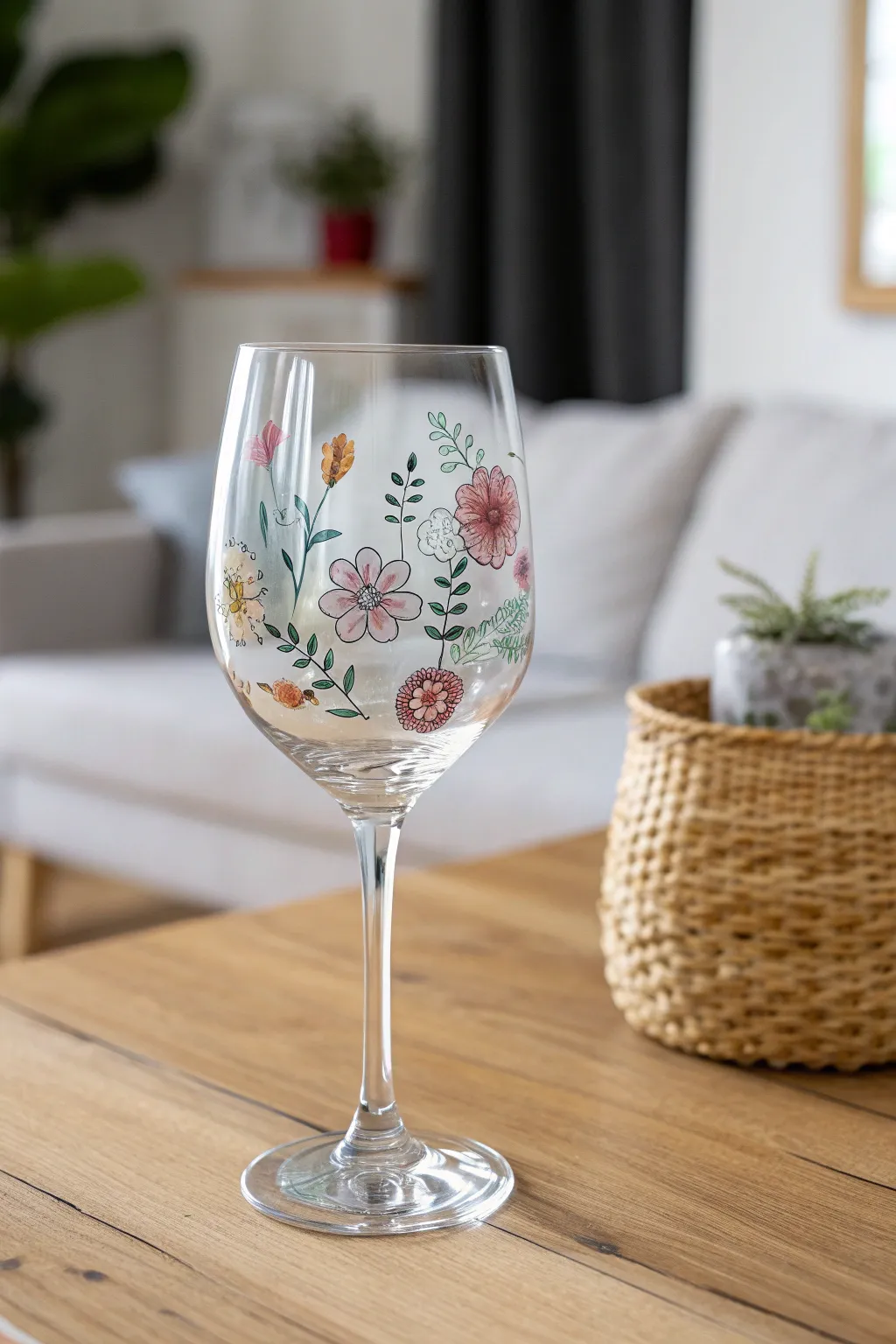 Elevate your wine experience with DIY decoupage wine glasses, where art meets elegance.
