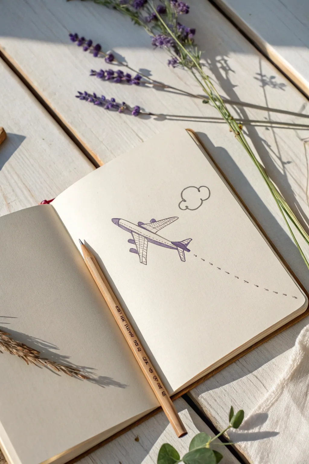 Let your imagination soar with simple travel-inspired doodles. ✈️✨ #WanderlustSketches