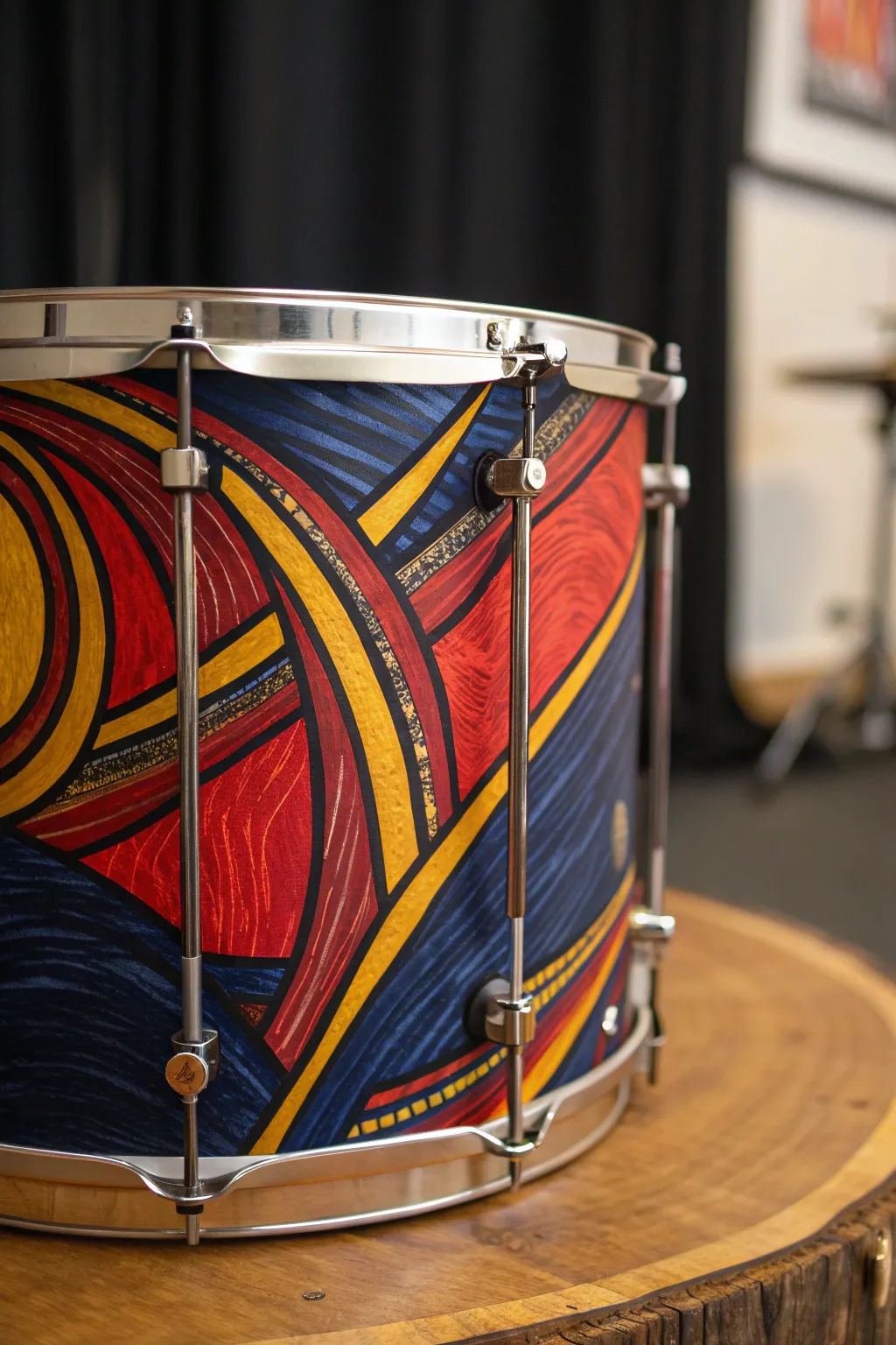Unleash your creativity with a drum that doubles as a masterpiece of modern art.