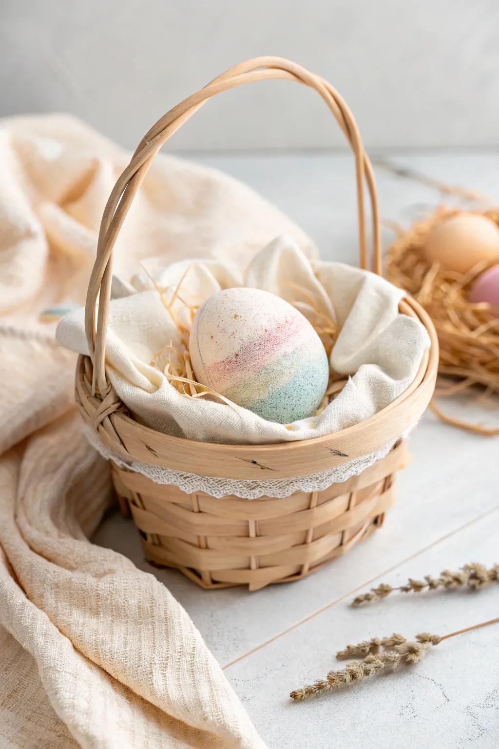 Elevate bath time with a touch of minimalist elegance and Boho charm this Easter.