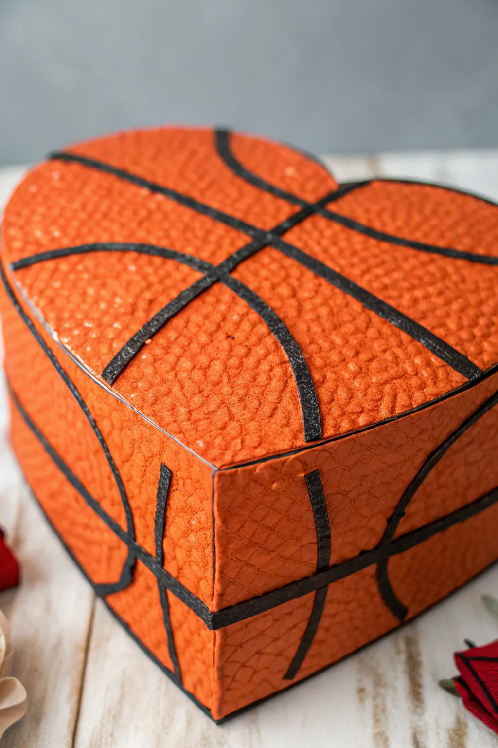 Craft your way to love with this basketball-inspired Valentine's box!