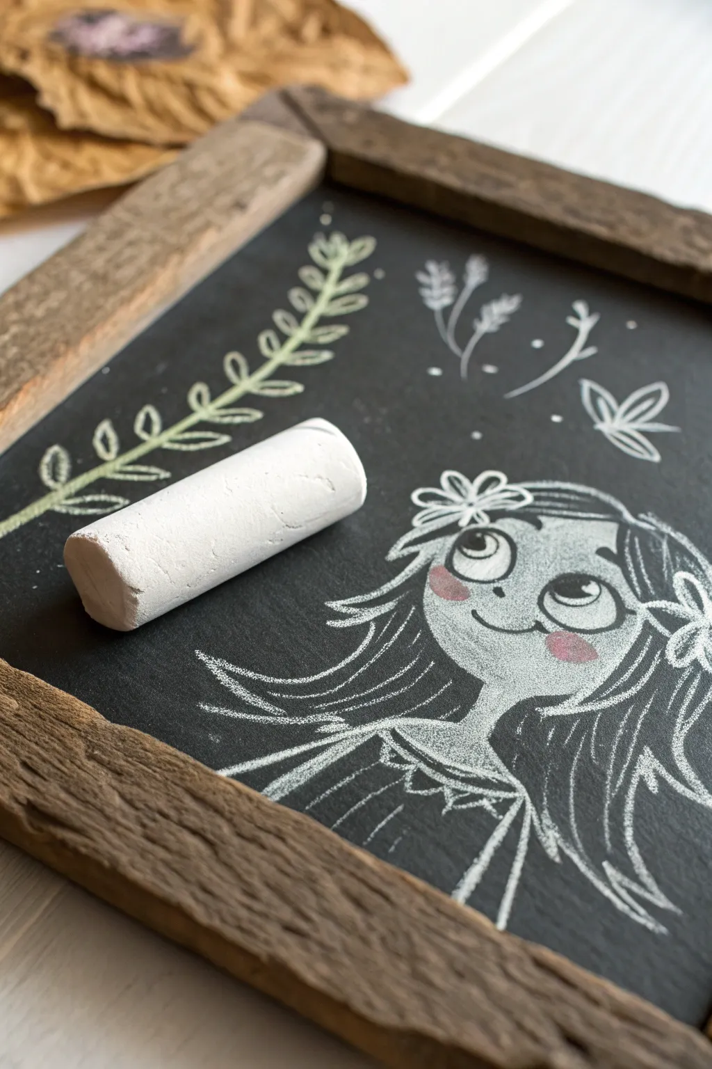 Unleash your creativity with charming chalk cartoons - simplicity meets playful artistry.