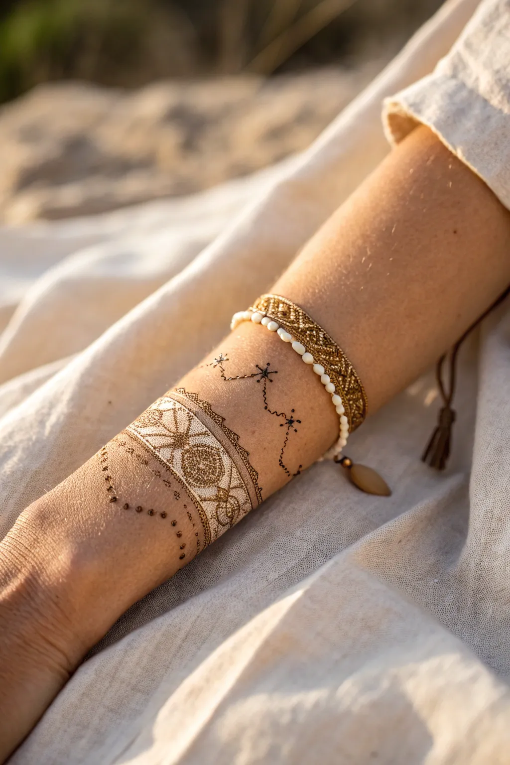 Embrace the beauty of cultural art with minimalist henna designs that speak to the soul.