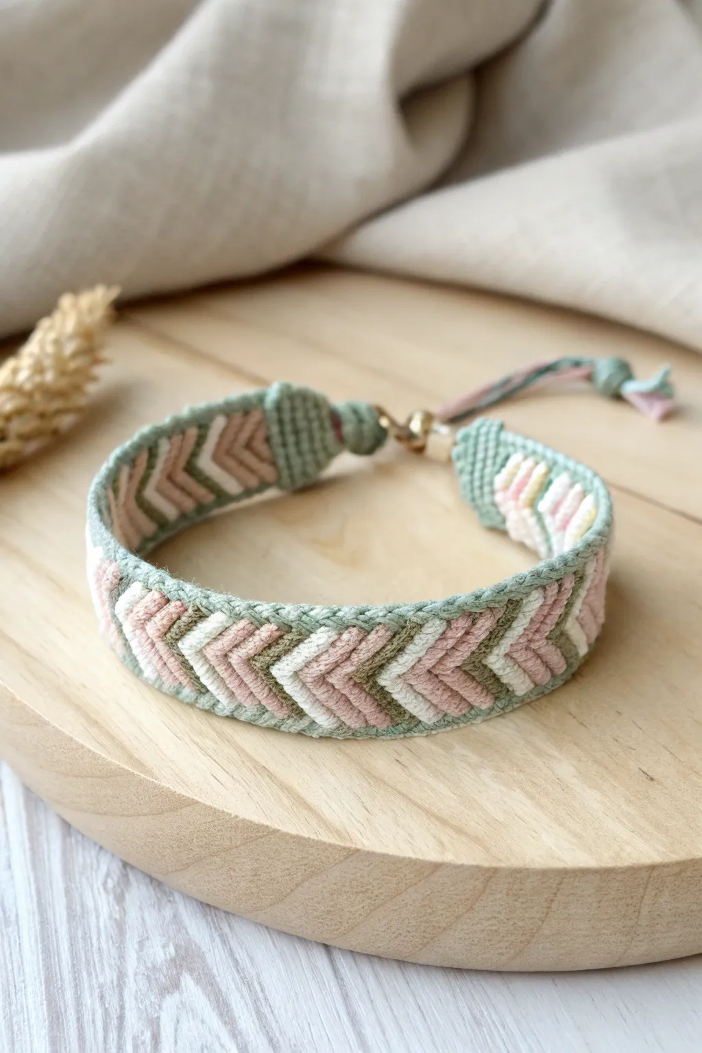 Embrace simplicity with the timeless Arrowhead friendship bracelet pattern. Perfectly crafted for a touch of elegance.