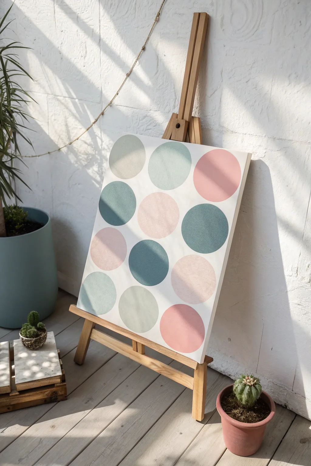 Whimsical Overlapping Circles: A Playful Touch for Your Space