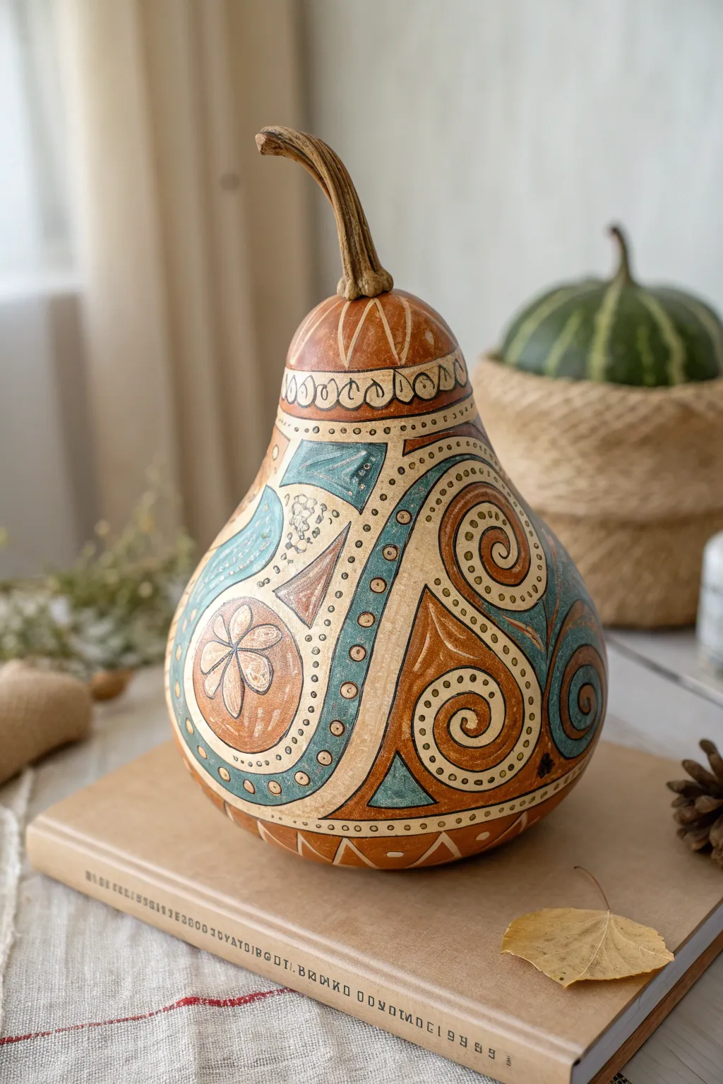 Embrace your bohemian spirit with effortless gourd artistry. 🎨✨ #BohoChic #MinimalistDesign