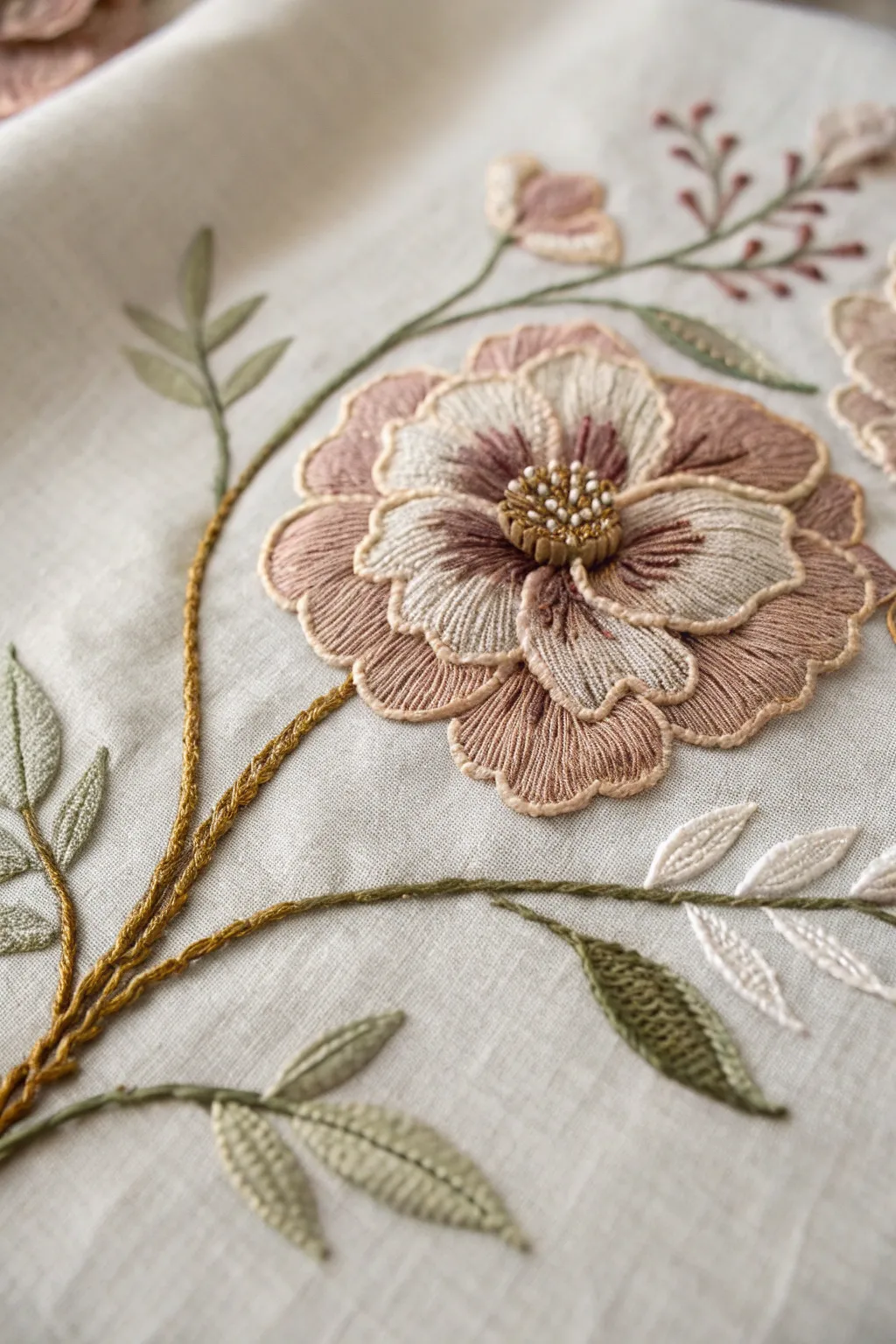 Elevate your embroidery with textured elegance—watch your stitches blossom into art.