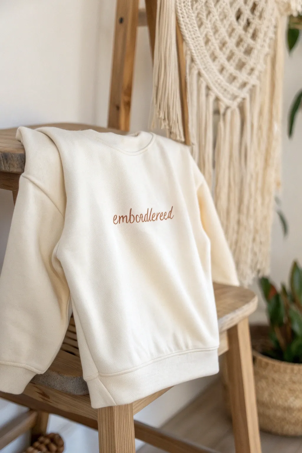 Add a personal touch to your style with beautifully embroidered initials, blending simplicity with craftsmanship.