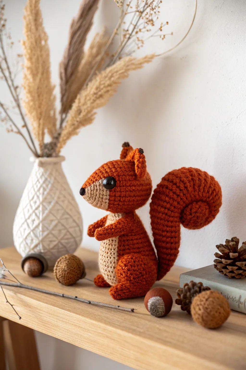 Embrace the cozy charm of autumn with handcrafted amigurumi treasures.