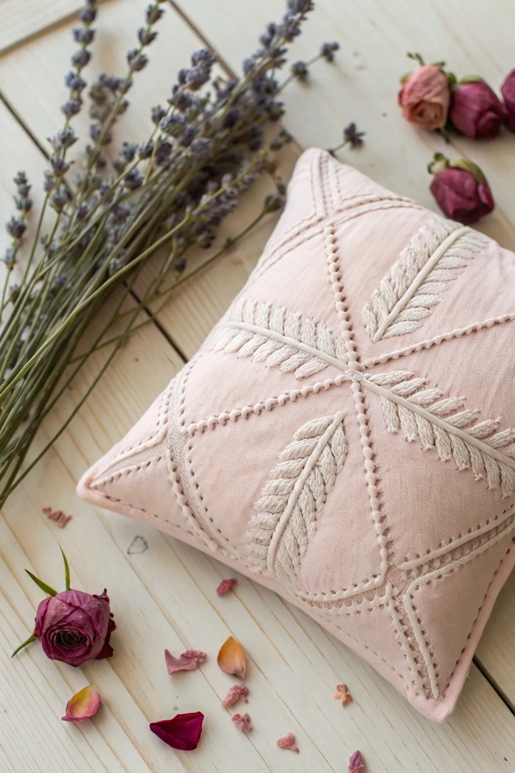 Elevate your space with the natural elegance of handcrafted potpourri pillows. Perfect for adding a touch of serene beauty to any drawer or closet.