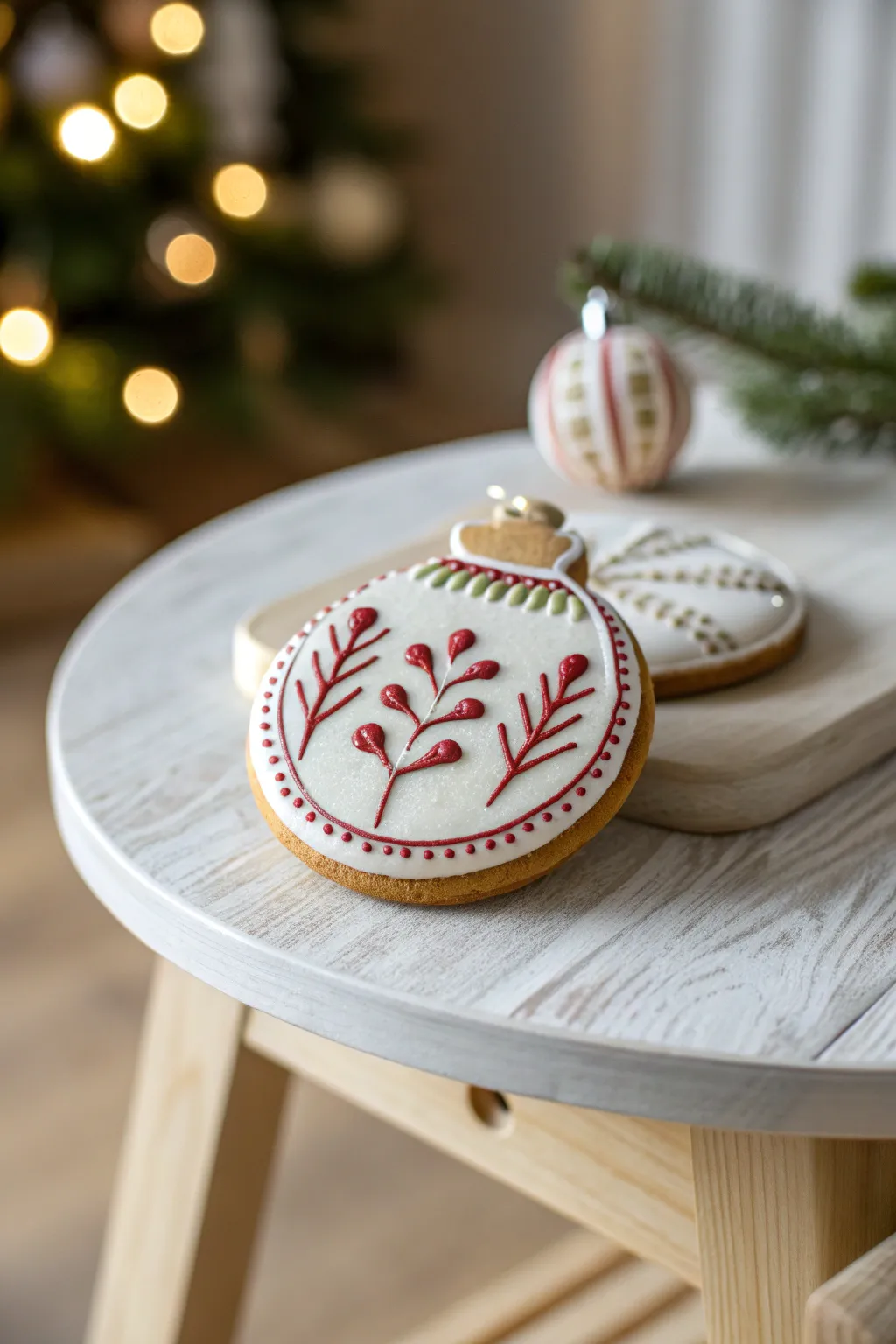 Add a twist to your holiday treats with this delightfully funny cookie design!