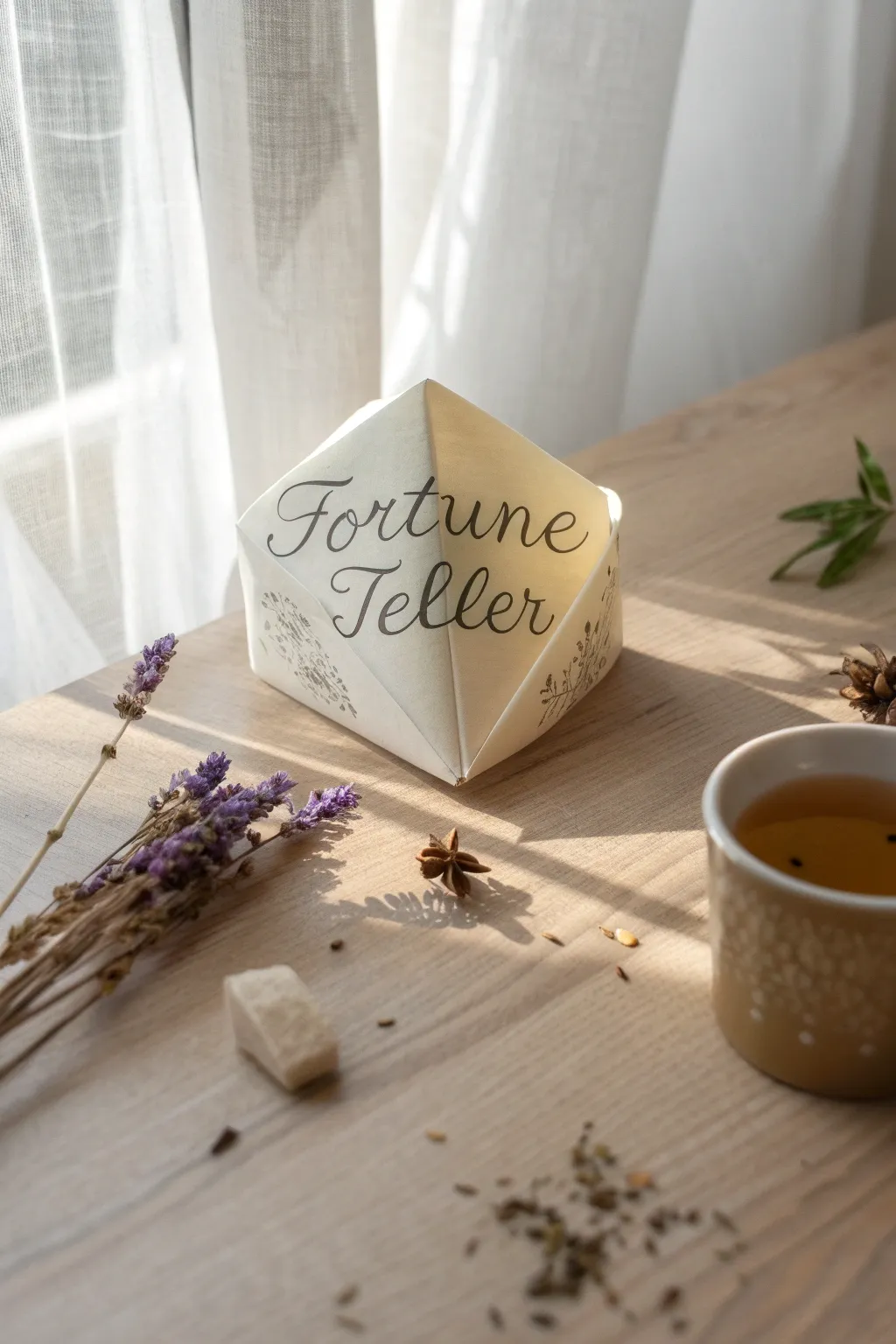 Discover hidden talents with a charming paper fortune teller. 📜✨