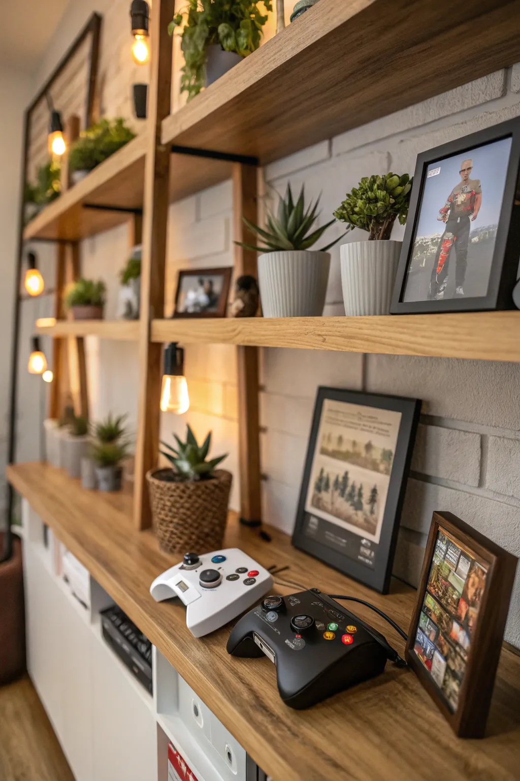Transform your gaming room into a personal sanctuary with a handcrafted touch.