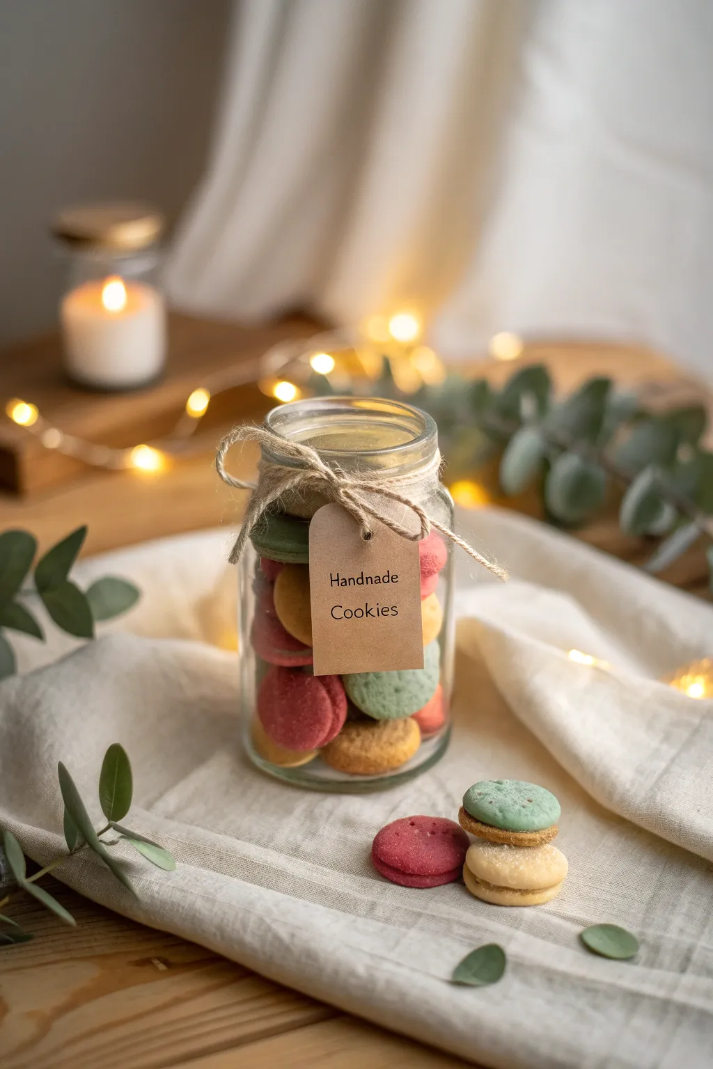 Elevate your gift-giving with charming mason jars filled with homemade delights.