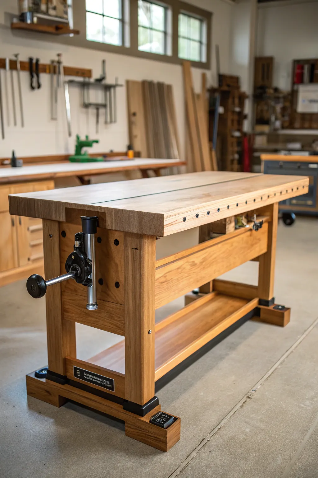 The ultimate upgrade: A craftsman's dream workbench.