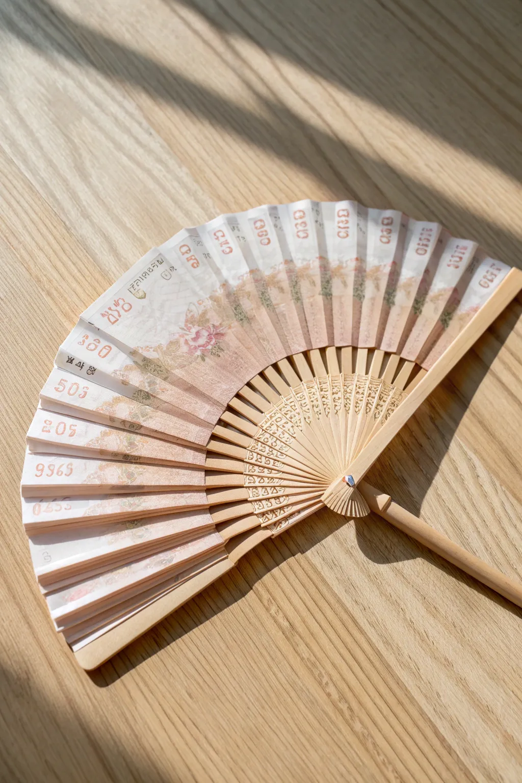 Transform currency into art with this chic and stylish money fan, perfect for a unique gift presentation.
