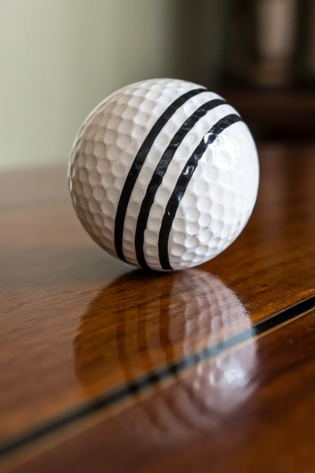 Elevate your decor with the refined elegance of striped golf ball crafts.