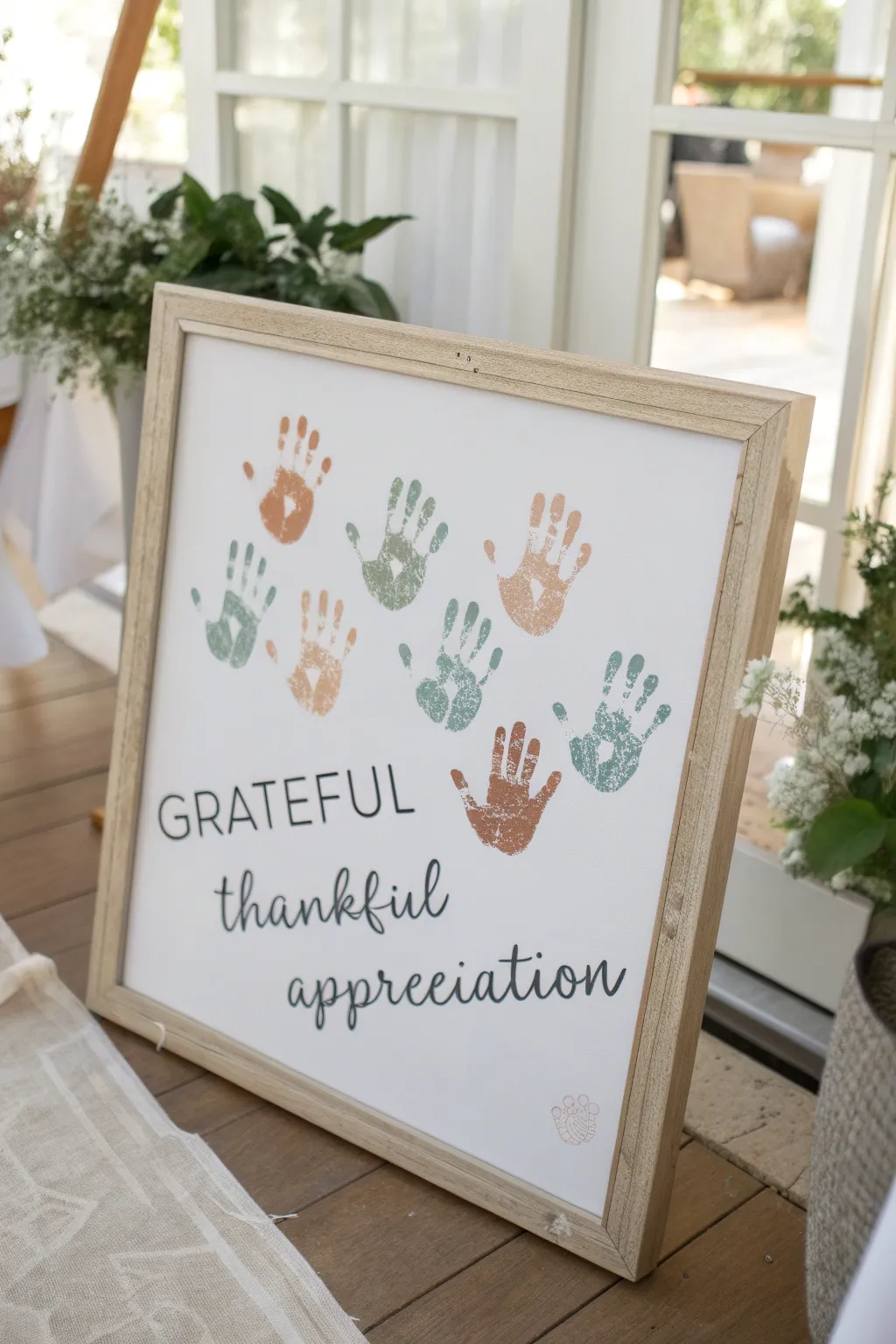 Celebrate your family's togetherness with a personalized handprint gratitude poster—where each touch tells a story of love and appreciation.