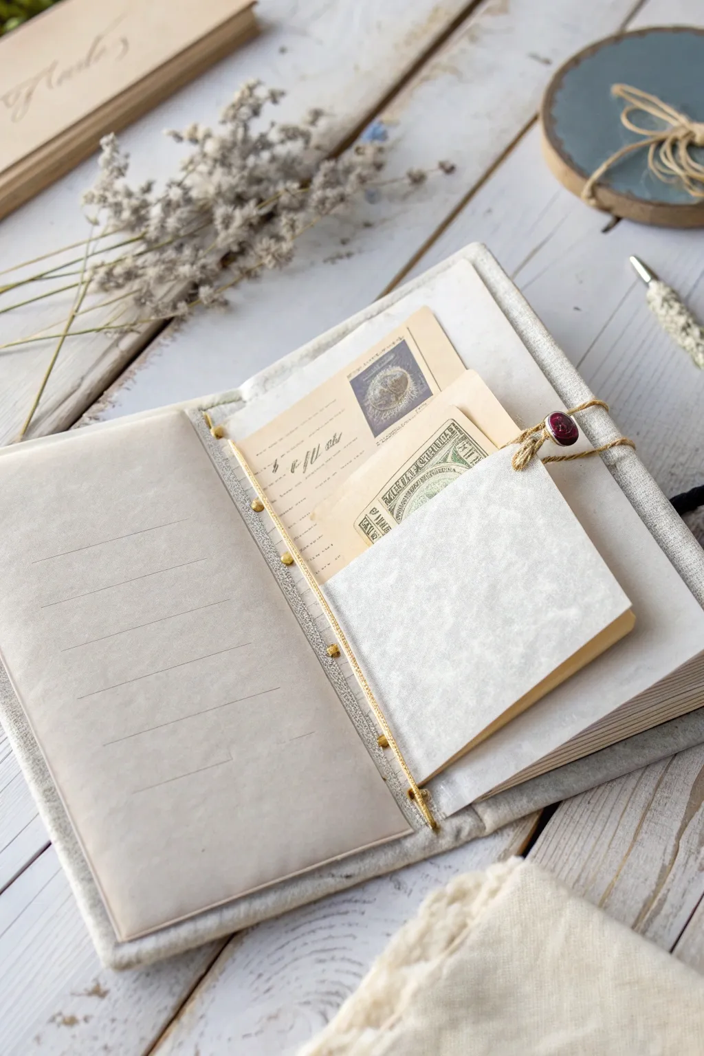 Whispered secrets and ghostly treasures: the allure of ethereal pockets in your Halloween journal.