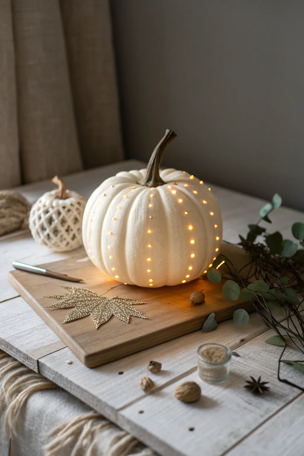 Illuminate your Halloween with the enchanting glow of handcrafted resin pumpkins.
